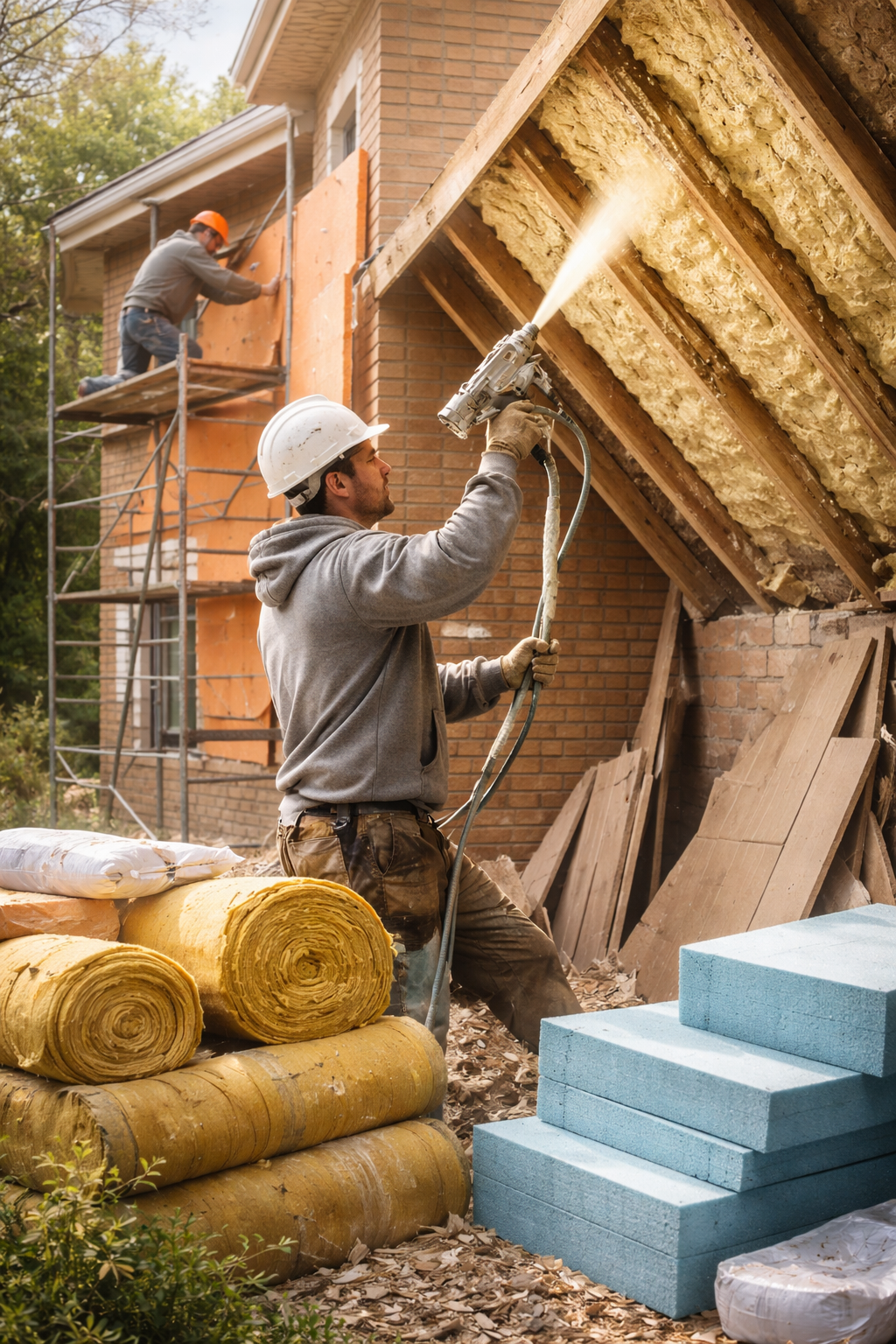 Утепление домов в Сестрорецке под ключ от 4305 руб/м2 | Профессионально — ТепломастерСст