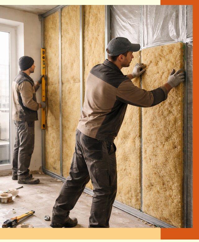 Утепление квартиры изнутри в Сестрорецке от 4458 руб. за м2 | Проф. работы ТепломастерСст