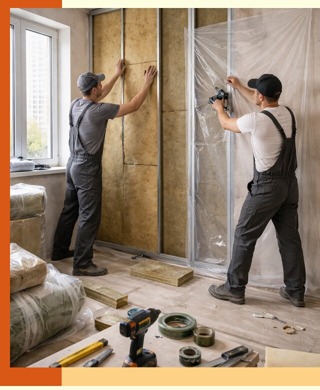 Утепление квартиры изнутри профессионально в Сестрорецке