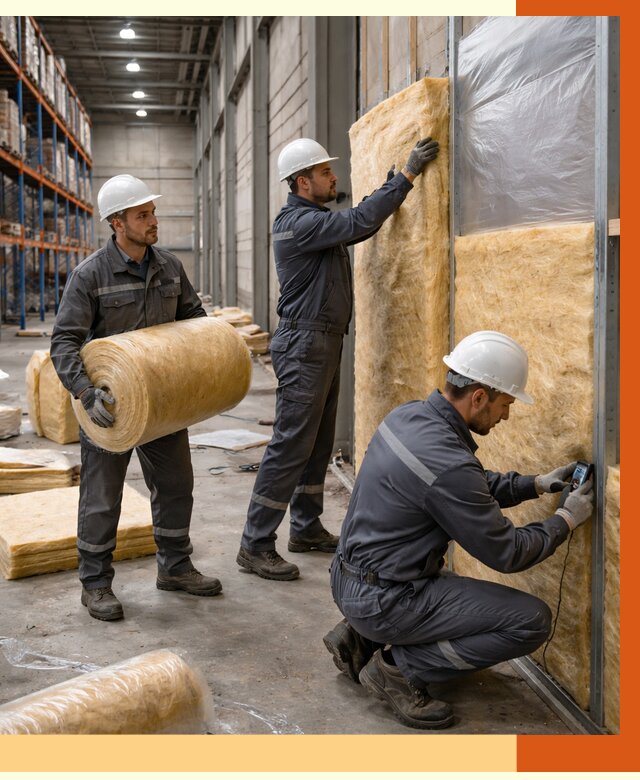 Утепление логистического центра в Сестрорецке от 4612 руб/м² под ключ | ТепломастерСст