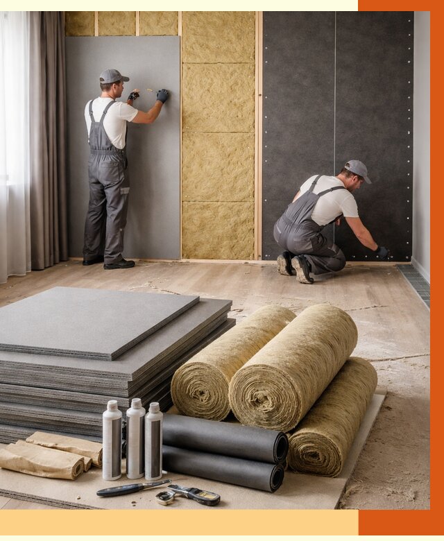 Шумоизоляция дома в Сестрорецке от 4612 руб/м2 — комплексная звукоизоляция под ключ | ТепломастерСст