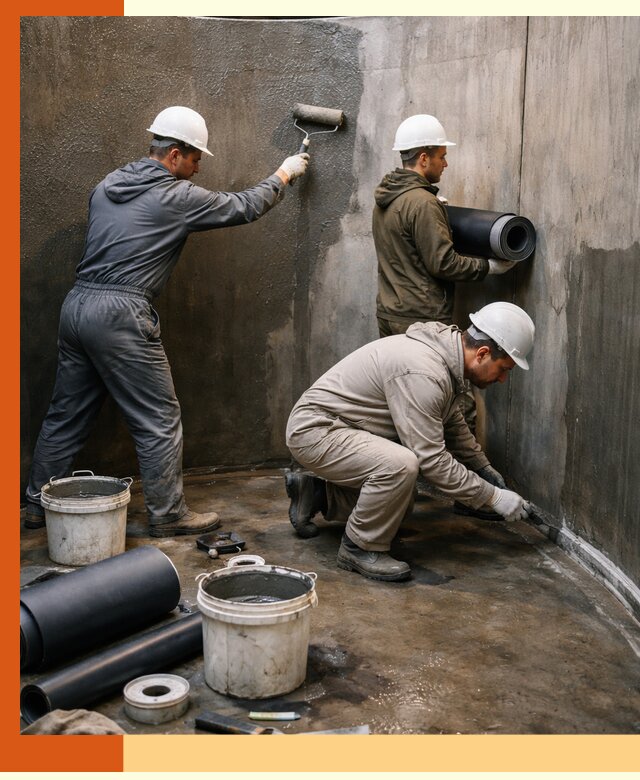 Гидроизоляция резервуара профессионально в Сестрорецке